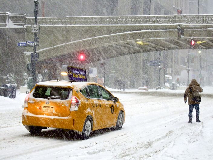 Foto gemaakt door Danazar - New TYork - Een sneeuwstorm in 2016 in New York.