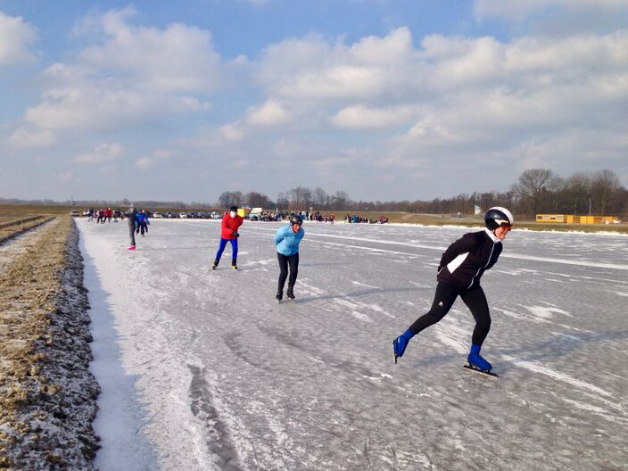 Foto gemaakt door Jolanda Bakker - Zevenhuizen - Gaat de schaatskoorts ook in Nederland deze winter nog oplopen? 