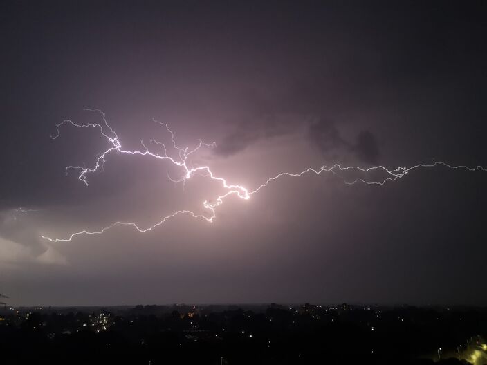 Foto gemaakt door Lilian Hustinx - Heerlen - Vooral het (zuid)oosten maakt kans op een mooie lichtshow. 